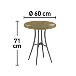 Balkonset Yunta 3-teilig Natur 10 Balkonset Yunta 3-teilig Natur -Gartengerätegeschäft 4048126620456 110