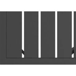 Balkonset Caddoa 3-teilig Schwarz-Natur -Gartengerätegeschäft 4048126623914 80