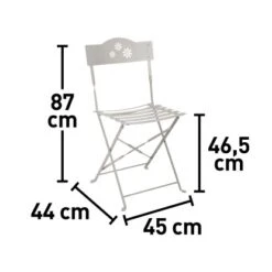 Balkonstuhl Calandria 45 Cm X 44 Cm X 87 Cm Ecru 2 Balkonstuhl Calandria 45 Cm X 44 Cm X 87 Cm Ecru -Gartengerätegeschäft 4048126624225 30