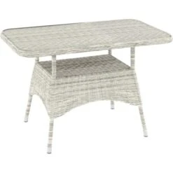 Lounge-Set Kalgan 6-teilig Wicker Eisgrau (B-Ware) -Gartengerätegeschäft 4048126625642 100