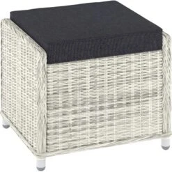 Lounge-Set Kalgan 6-teilig Wicker Eisgrau (B-Ware) -Gartengerätegeschäft 4048126625642 90