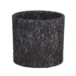 A.H.G. Keramiktopf Vulcano Kalt Rund Zylindrisch 20 Cm X 19 Cm Braun