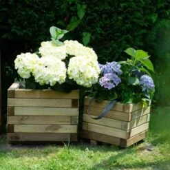 Siena Garden Pflanzkasten Taunus Modern 40 Cm X 40 Cm X 33 Cm Kiefernholz FSC® -Gartengerätegeschäft 4055938509220 1346 AB 06