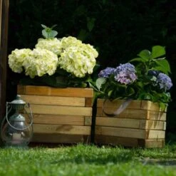 Siena Garden Pflanzkasten Taunus Modern 40 Cm X 40 Cm X 33 Cm Kiefernholz FSC® -Gartengerätegeschäft 4055938509220 1346 AB 07