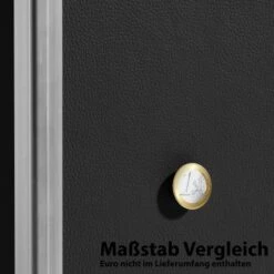 Amare Blumentopf Pur Fiberglas Design 26 Cm X 26 Cm X 27 Cm Schwarz -Gartengerätegeschäft 4251083908080 4655 5