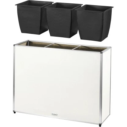 Amare Blumentopf Pur Fiberglas Design 28 cm x 80 cm x 61 cm Weiß Amare Blumentopf Pur Fiberglas Design 28 Cm X 80 Cm X 61 Cm Weiß -Gartengerätegeschäft 4251083908455 4655 3