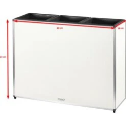 Amare Blumentopf Pur Fiberglas Design 28 Cm X 80 Cm X 61 Cm Weiß 5 Amare Blumentopf Pur Fiberglas Design 28 Cm X 80 Cm X 61 Cm Weiß -Gartengerätegeschäft 4251083908455 4655 6