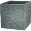 Pflanzgefäß Revens Glatt 29 Cm X 30 Cm X 30 Cm Dunkelgrau