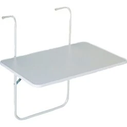 Best Freizeitmöbel Balkon-Hängetisch Rechteckig 60 Cm X 40 Cm Weiß