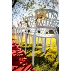 Veba Stapelstuhl Webb Weiß -Gartengerätegeschäft 520279 11006600 4