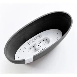 Ecopots Pflanztopf Sofia+WasBeh Dunkelgrau 30 Cm 4 Ecopots Pflanztopf Sofia+WasBeh Dunkelgrau 30 Cm -Gartengerätegeschäft 5413724307051 11012100 05