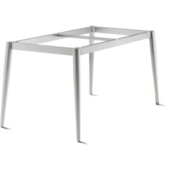 Sieger Polytec® Alumimium-Tischgestell Rundrohr Eisengrau