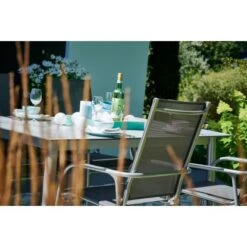 Sieger Polytec® Alumimium-Tischgestell Rundrohr Eisengrau -Gartengerätegeschäft 600204 4613 6