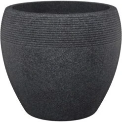 Scheurich Pflanzgefäß Lineo Ø 29 Cm Schwarz Granit