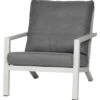 Siena Garden Lounge-Sessel Belia Weiß Inkl. Kissen