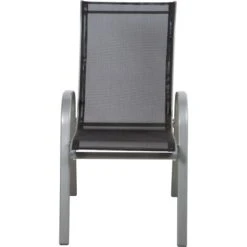 Gardamo Stapelsessel Saturn Silber 75 Cm X 55 Cm X 96 Cm 2 Gardamo Stapelsessel Saturn Silber 75 Cm X 55 Cm X 96 Cm -Gartengerätegeschäft 7054562 3