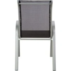 Gardamo Stapelsessel Saturn Silber 75 Cm X 55 Cm X 96 Cm 4 Gardamo Stapelsessel Saturn Silber 75 Cm X 55 Cm X 96 Cm -Gartengerätegeschäft 7054562 5