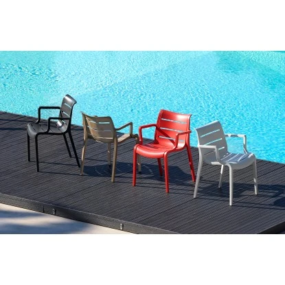 Best Stapelsessel Texas 61 cm x 59 cm x 82 cm Geranie Best Stapelsessel Texas 61 Cm X 59 Cm X 82 Cm Geranie -Gartengerätegeschäft 719667 3271 03