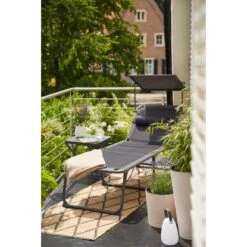 Siena Garden Campingliege Premium 200 Cm X 69 Cm X 43 Cm Anthrazit -Gartengerätegeschäft 720464 1346 17