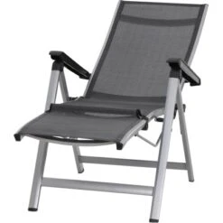 Siena Garden Relaxsessel Tesoro 72 Cm X 60,5 Cm X 111 Cm Silber -Gartengerätegeschäft 720593 1346 06