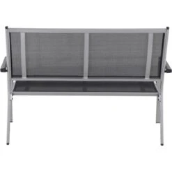 Siena Garden Bank Tesoro 2-Sitzer Alu 68 Cm X 138,5 Cm X 97 Cm Silber -Gartengerätegeschäft 720602 1346 05