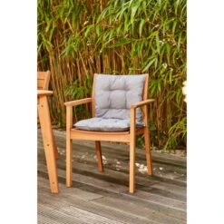 Siena Garden Stapelsessel Narona Eukalyptus 61 Cm X 58 Cm X 85 Cm Natur -Gartengerätegeschäft 720777 1346 12