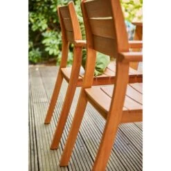 Siena Garden Stapelsessel Narona Eukalyptus 61 Cm X 58 Cm X 85 Cm Natur -Gartengerätegeschäft 720777 1346 16