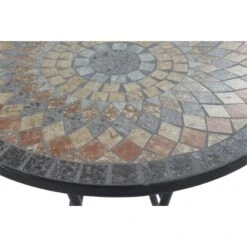 Siena Garden Bistrotisch Prato Eisen Ø 60 Cm X 71 Cm Schwarz Mosaik -Gartengerätegeschäft 720895 1346 09
