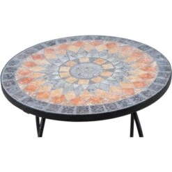 Siena Garden Blumenständer Prato Eisen 41 Cm X 41 Cm X 59 Cm Schwarz Mosaik -Gartengerätegeschäft 720914 1346 08