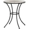 Siena Garden Bistrotisch Stella Eisen Ø 60 Cm X 71 Cm Grau Mosaik