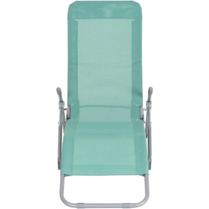 Gardamo Bäderliege 140 cm x 61 cm x 96 cm Silber-Mint Gardamo Bäderliege 140 Cm X 61 Cm X 96 Cm Silber-Mint -Gartengerätegeschäft 721004 1346 02
