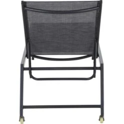 Siena Garden Rollliege Mirena 210 Cm X 65 Cm X 42,5 Cm Silber-Schwarz -Gartengerätegeschäft 721018 1346 04