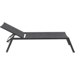 Siena Garden Rollliege Mirena 210 Cm X 65 Cm X 42,5 Cm Silber-Schwarz -Gartengerätegeschäft 721018 1346 08