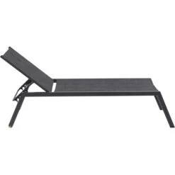 Siena Garden Rollliege Mirena 210 Cm X 65 Cm X 42,5 Cm Silber-Schwarz -Gartengerätegeschäft 721018 1346 09