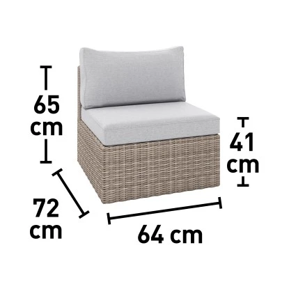 Lounge-Sessel Olea aus Polyrattan Sand Lounge-Sessel Olea Aus Polyrattan Sand -Gartengerätegeschäft 7786791 VM01