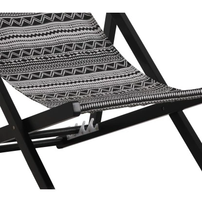 Klappsessel Timbore Holz Schwarz mit verstellbarer Rückenlehne Klappsessel Timbore Holz Schwarz Mit Verstellbarer Rückenlehne -Gartengerätegeschäft 7787534 CU01 020919 RET01