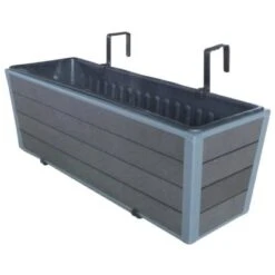 WPC-Balkonkasten Monaco 60,5 Cm X 19,5 Cm X 20,5 Cm Anthrazit