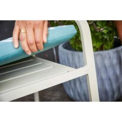 Stapelstuhl Prata Mit Sitzkissen 83 Cm X 56 Cm X 61 Cm -Gartengerätegeschäft 8458556 5