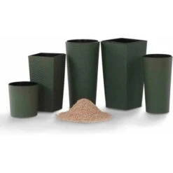 Siena Garden Pflanzgefäß Eco Locon Grün Ø 25x46,5 Cm -Gartengerätegeschäft 8629370 1346 3