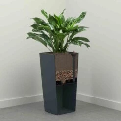 Siena Garden Pflanzgefäß Modern Lyon Anthrazit 35x35x68,0 Cm 3 Siena Garden Pflanzgefäß Modern Lyon Anthrazit 35x35x68,0 Cm -Gartengerätegeschäft 8630329 1346 4