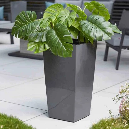 Siena Garden Pflanzgefäß Modern Lyon Anthrazit 35x35x68,0 cm Siena Garden Pflanzgefäß Modern Lyon Anthrazit 35x35x68,0 Cm -Gartengerätegeschäft 8630329 1346 5