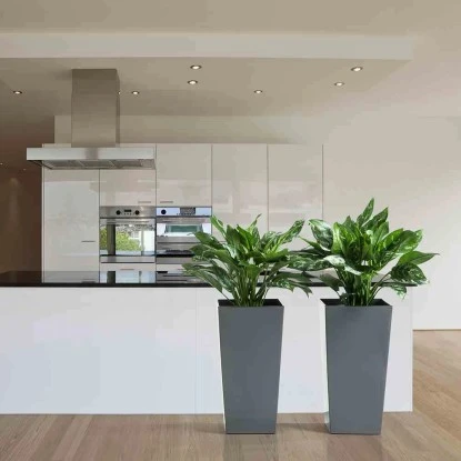 Siena Garden Pflanzgefäß Modern Lyon Anthrazit 35x35x68,0 cm Siena Garden Pflanzgefäß Modern Lyon Anthrazit 35x35x68,0 Cm -Gartengerätegeschäft 8630329 1346 6