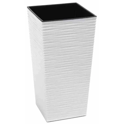 Siena Garden Pflanzgefäß Modern Nizza Weiß 35x35x68,0 cm Siena Garden Pflanzgefäß Modern Nizza Weiß 35x35x68,0 Cm -Gartengerätegeschäft 8630709 1346 1