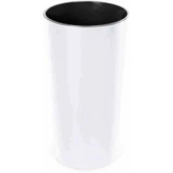 Siena Garden Pflanzgefäß Modern Lille Weiß Ø 25x46,5 Cm