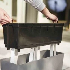 Siena Garden Pflanzgefäß Modern Loire Graphit 56x19x36,5 Cm -Gartengerätegeschäft 8631491 1346 3