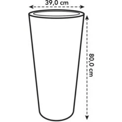 Elho Blumentopf Pure Straight Hoch Ø 38,5 Cm Weiß 2 Elho Blumentopf Pure Straight Hoch Ø 38,5 Cm Weiß -Gartengerätegeschäft 8711904193942 4667 03