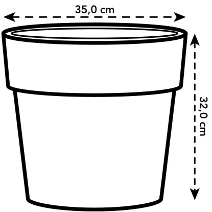 Elho Blumentopf B.for Original mit Rollen Ø 35 cm Weiß Elho Blumentopf B.for Original Mit Rollen Ø 35 Cm Weiß -Gartengerätegeschäft 8711904331535 4667 04
