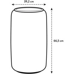 Elho Übertopf Pure Beads Large Ø 39,2 Cm Kieselrosa -Gartengerätegeschäft 8711904350284 4667 03