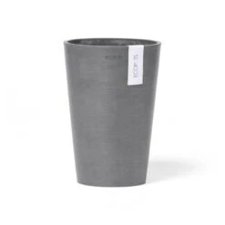 Ecopots Vase Pisa Grau 17,5 Cm X 3 Cm