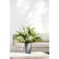 Ecopots Vase Pisa Grau 17,5 Cm X 3 Cm -Gartengerätegeschäft 8 11012100 Pisa17.5Grey 90